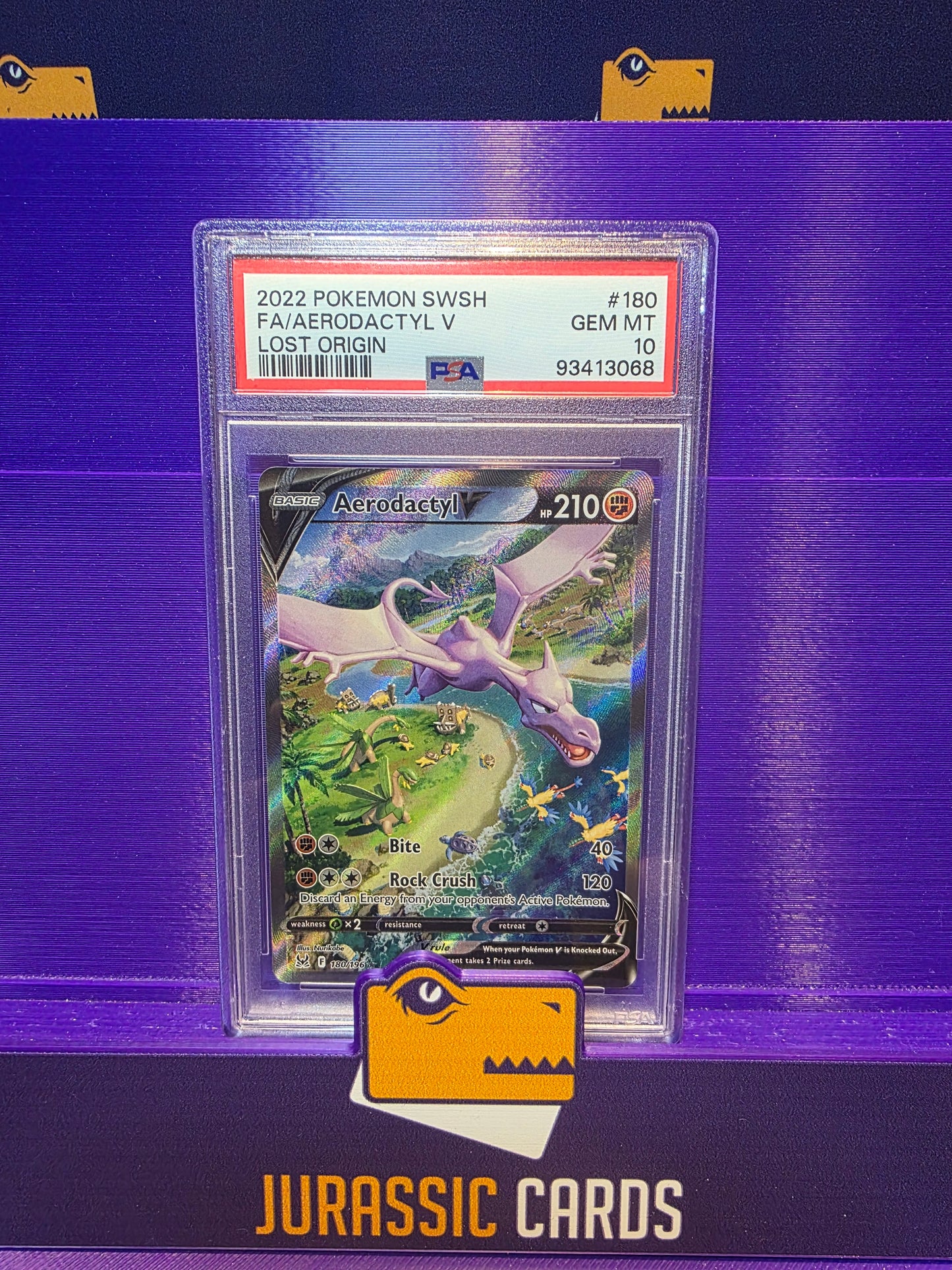 Aerodactyl V 180/196 - PSA 10