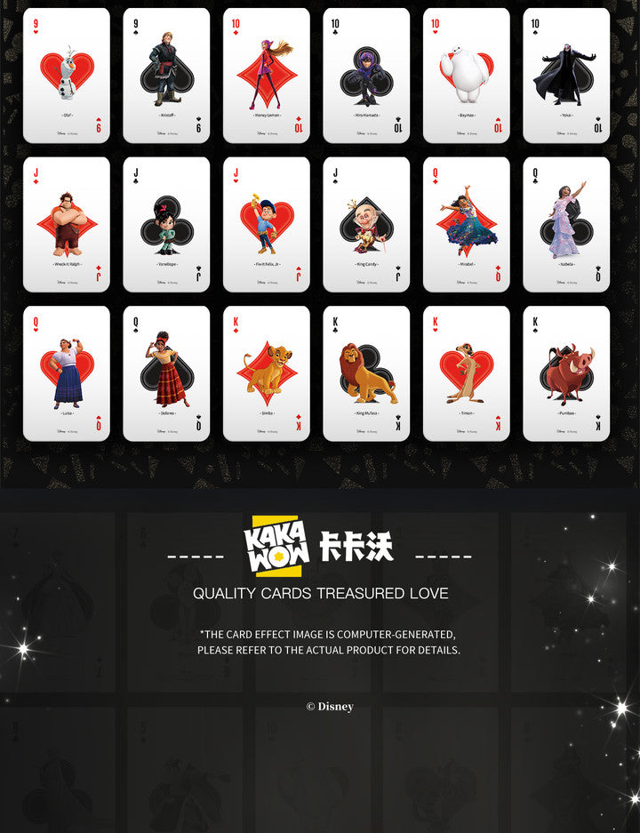Kakawow - Disney Playing Cards - Single Deck