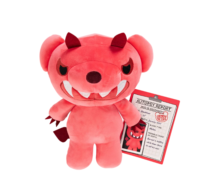 Series 1 - Deddy Bears - 30cm Plush In A Body Bag - Beelzebear