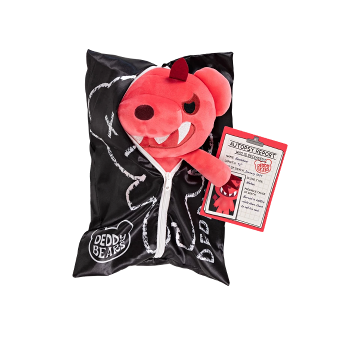 Series 1 - Deddy Bears - 30cm Plush In A Body Bag - Beelzebear