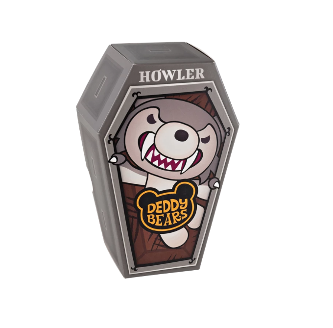 Series 1 - Deddy Bears - 15cm Plush In A Coffin - Howler