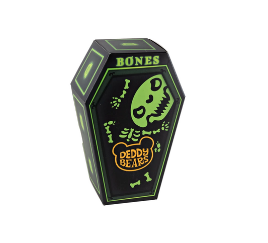 Series 1 - Deddy Bears - 15cm Plush In A Coffin - Bones