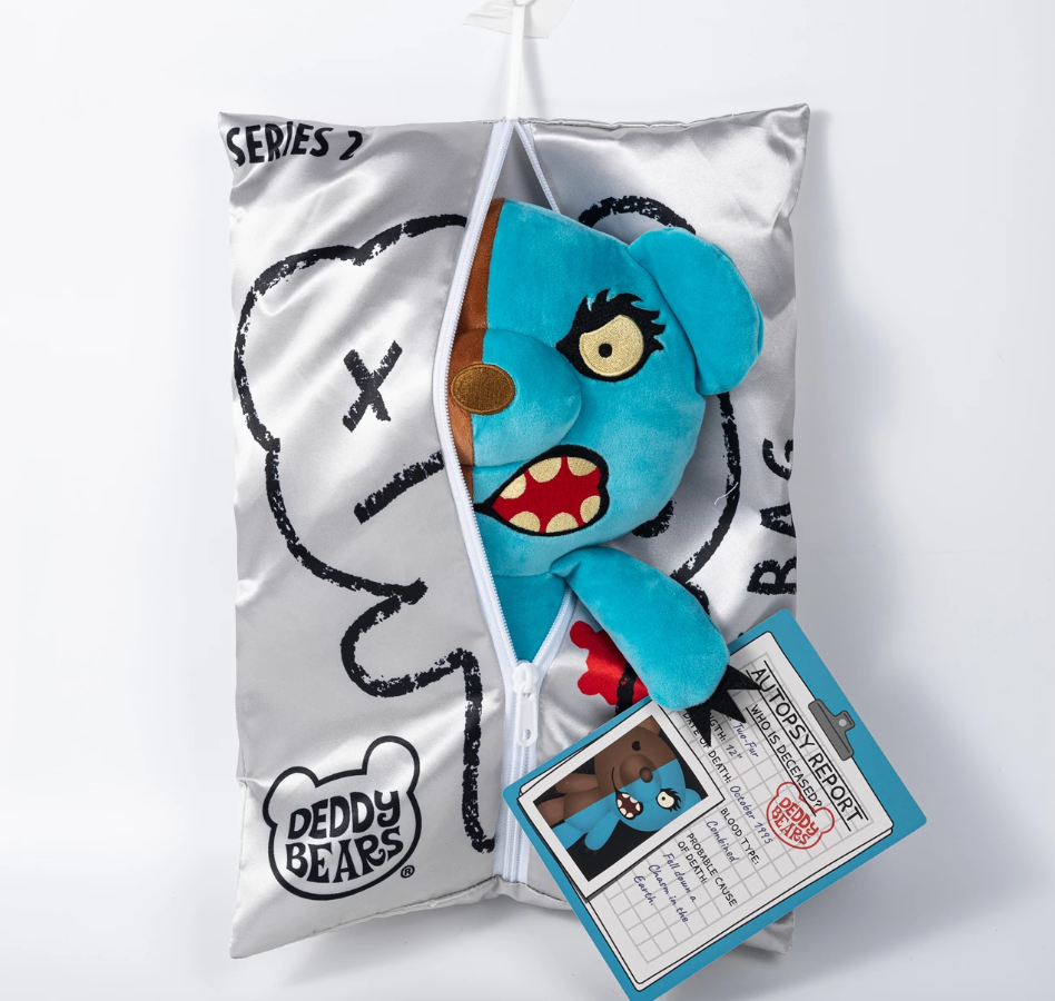 Series 2 - Deddy Bears - 30cm Plush In A Body Bag - Two Fur