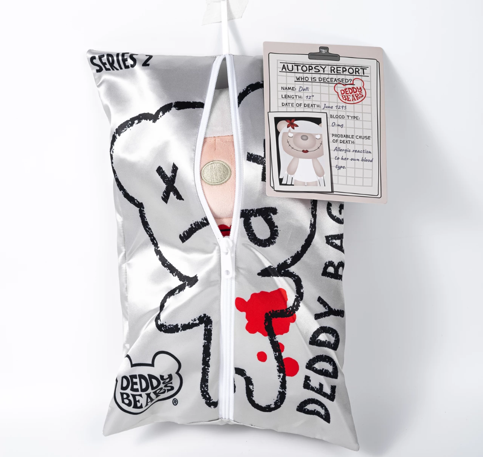Series 2 - Deddy Bears - 30cm Plush In A Body Bag - Dolli