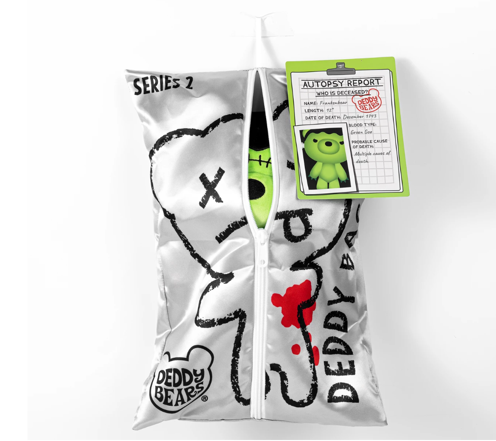 Series 2 - Deddy Bears - 30cm Plush In A Body Bag - Frankenbear