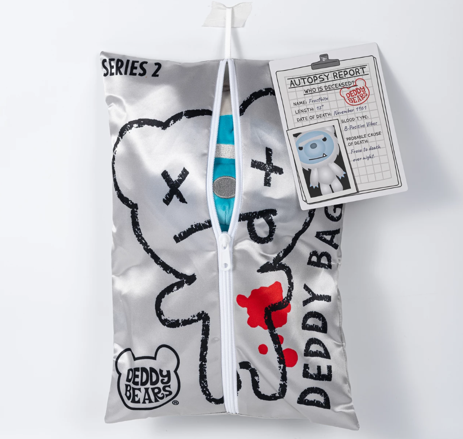 Series 2 - Deddy Bears - 30cm Plush In A Body Bag - Frostbite