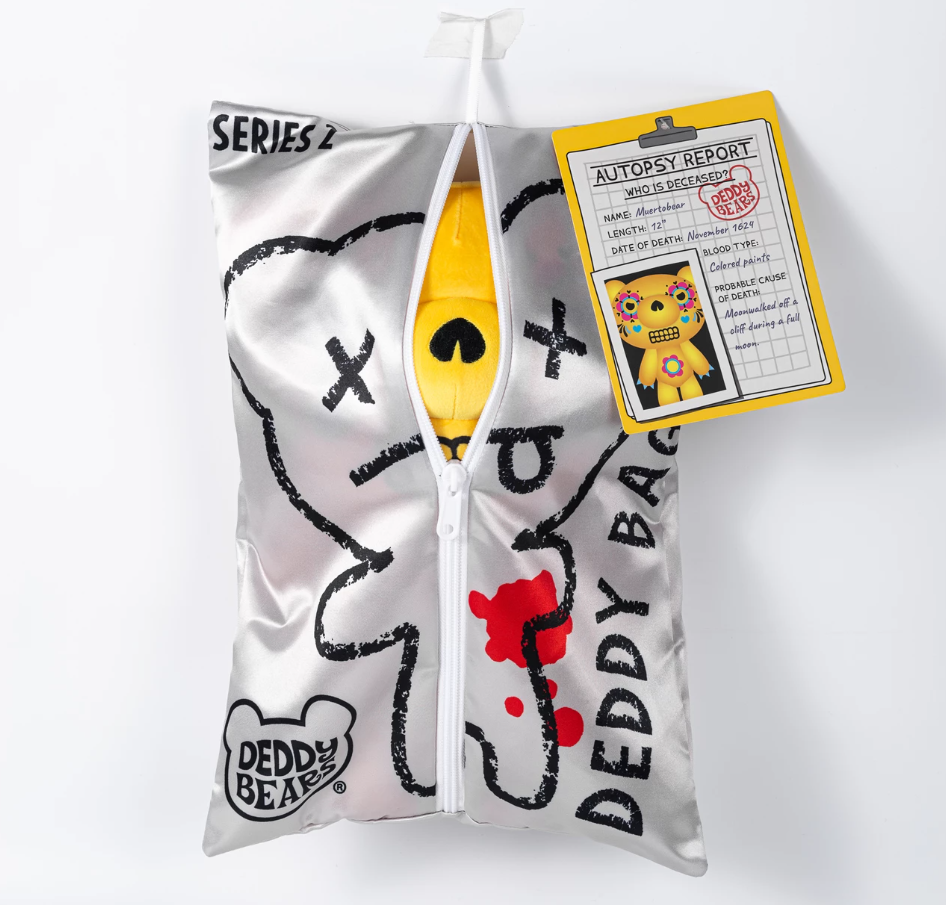 Series 2 - Deddy Bears - 30cm Plush In A Body Bag - Muertobear