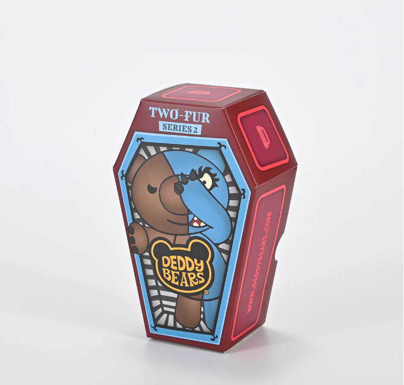Series 2 - Deddy Bears - 15cm Plush In A Coffin - Two Fur