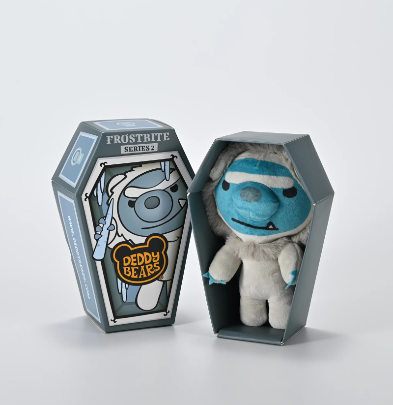 Series 2 - Deddy Bears - 15cm Plush In A Coffin - Frostbite