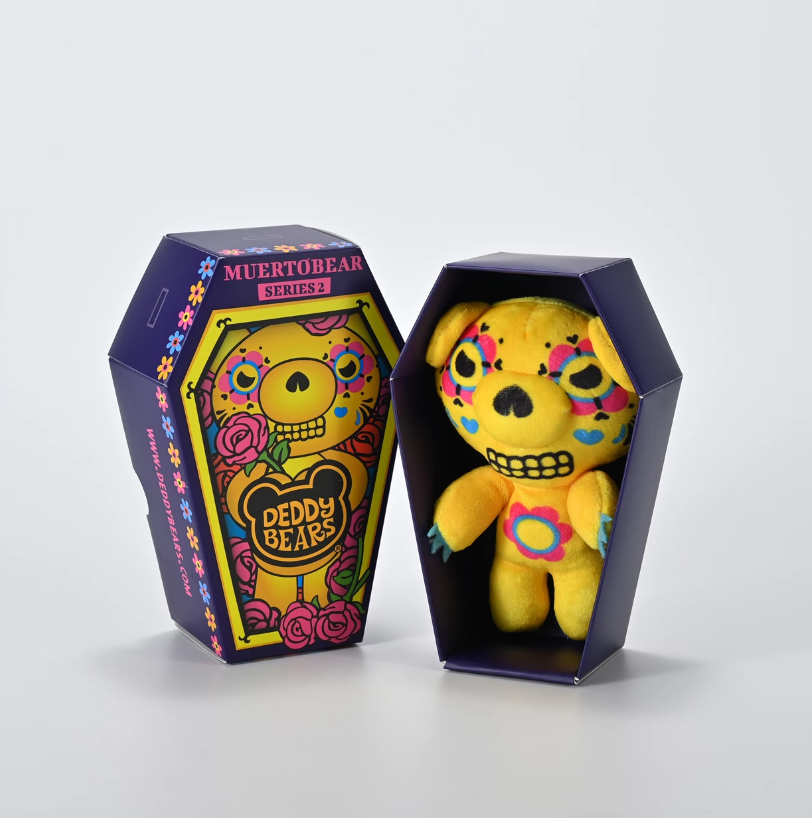 Series 2 - Deddy Bears - 15cm Plush In A Coffin - Muertobear
