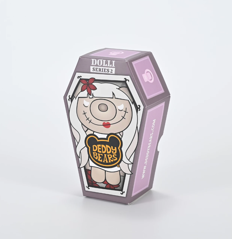 Series 2 - Deddy Bears - 15cm Plush In A Coffin - Dolli