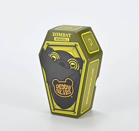 Series 2 - Deddy Bears - 15cm Plush In A Coffin - Zombat