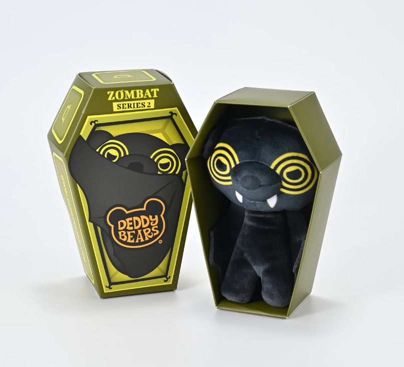 Series 2 - Deddy Bears - 15cm Plush In A Coffin - Zombat