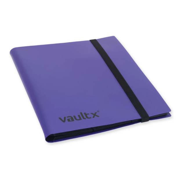 Vault X - 9 Pocket Strapped Binder - Purple