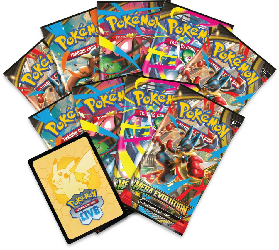Pokemon TCG: Mega Evolution - Elite Trainer Box - Lucario *Pre Order* Limit 1 Per Person