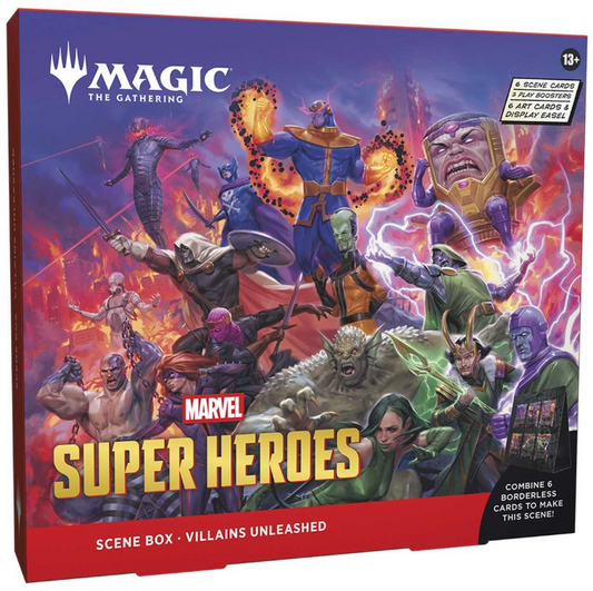Magic: The Gathering: Marvel Super Heroes Scene Box - Villains Unleashed *Pre Order*