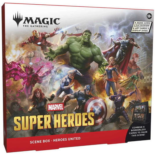 Magic: The Gathering: Marvel Super Heroes Scene Box - Heroes United *Pre Order*