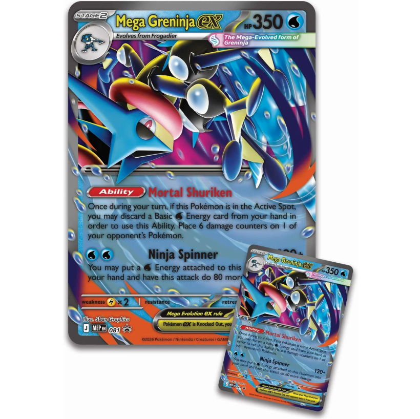 Pokémon TCG: Mega Greninja ex Premium Collection *Pre order* Max 2 Per household