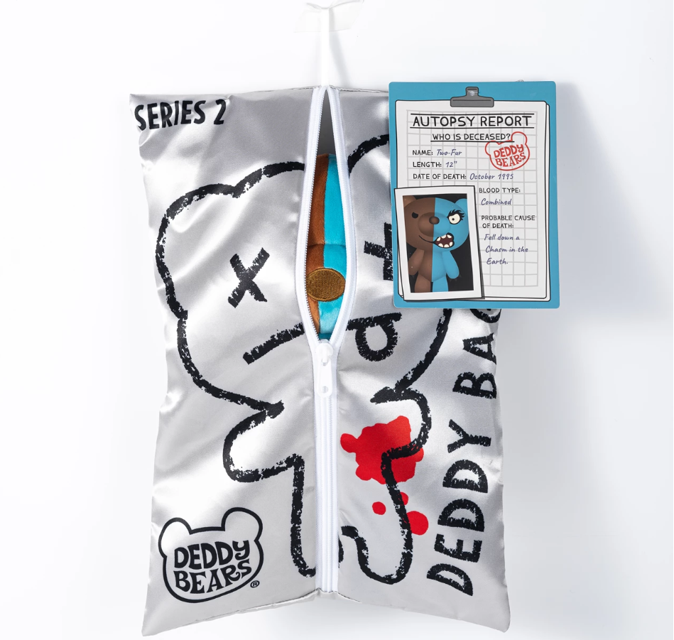 Series 2 - Deddy Bears - 30cm Plush In A Body Bag - Two Fur