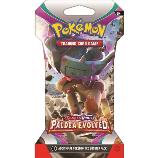 Pokemon TCG: S&V 2 Paldea Evolved - Sleeved Booster Pack (pack art at random)