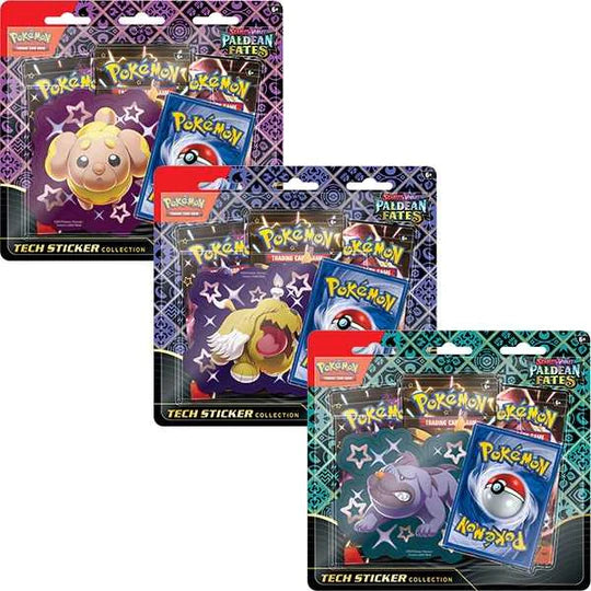 Pokemon - Paldean Fates Tech Sticker Collection - Fidough/Greavard/Maschiff