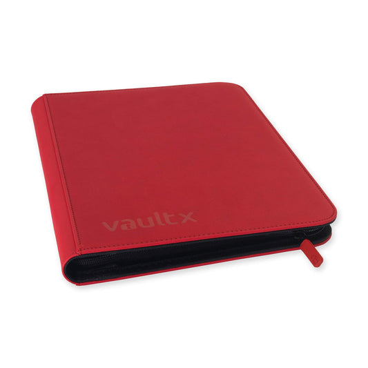 Vault X 9 Pocket Zipped Binder - Fire Red