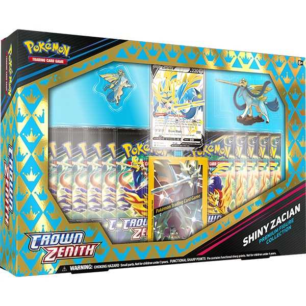 Pokemon TCG: Crown Zenith Premium Figure Collection - Shiny Zacian
