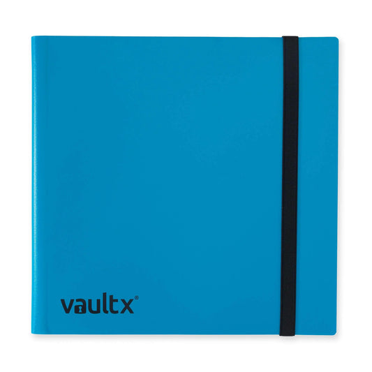 Vault X - 12 Pocket Strap Binder - Blue