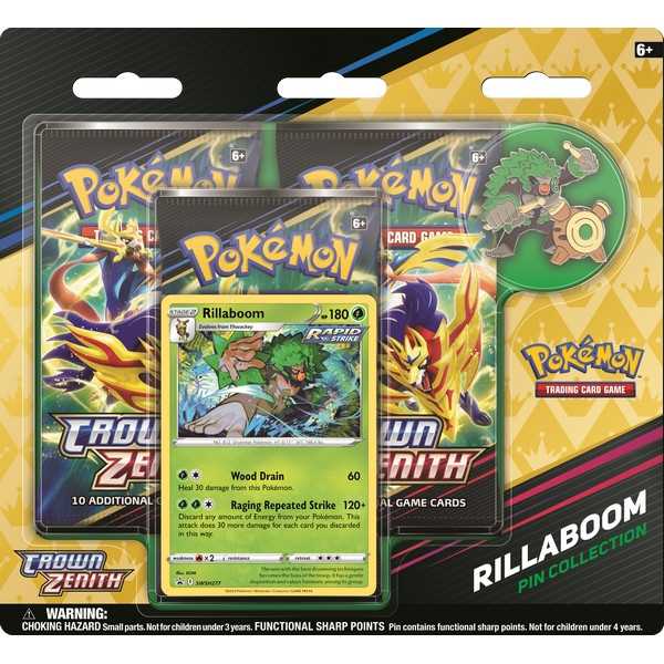 Pokemon - Crown Zenith Pin Collection - Rillaboom