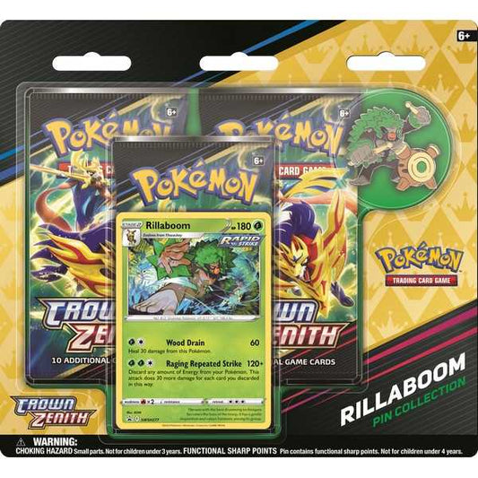 Pokemon - Crown Zenith Pin Collection - Rillaboom