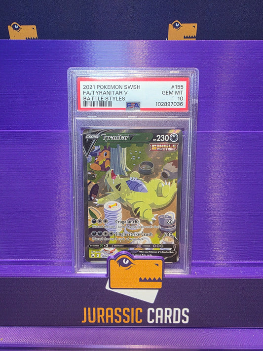 Tyrannitar V 155/163 - PSA 10