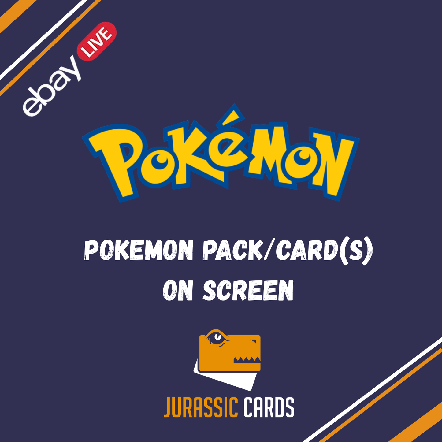 Single card on screen (for ebay live do not buy)