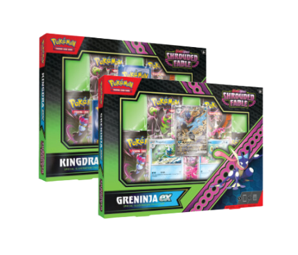 Pokémon TCG: Scarlet & Violet 6.5 - Shrouded Fable EX Special Collection - Greninja EX & Kingdra EX