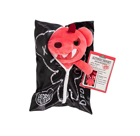 Series 1 - Deddy Bears - 30cm Plush In A Body Bag - Beelzebear