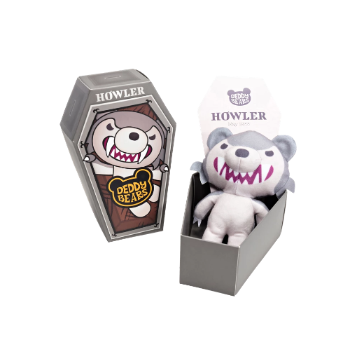 Series 1 - Deddy Bears - 15cm Plush In A Coffin - Howler