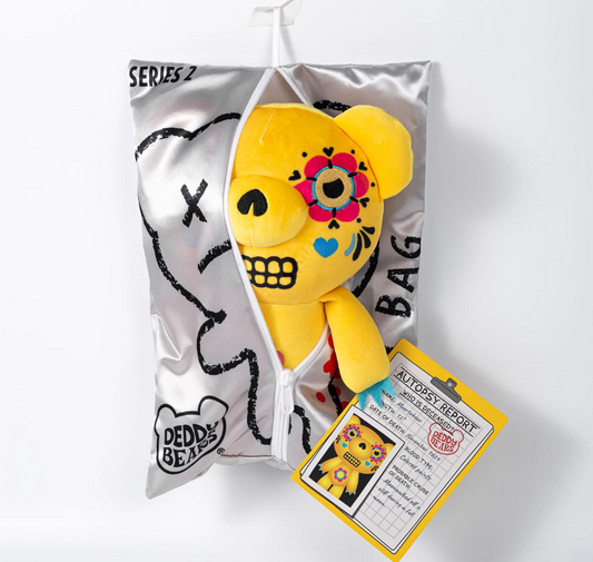 Series 2 - Deddy Bears - 30cm Plush In A Body Bag - Muertobear