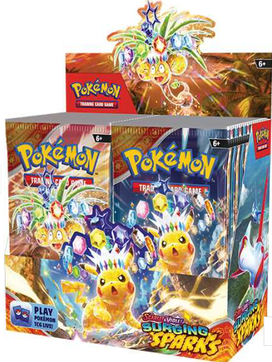 Pokemon TCG: Surging Sparks Booster Box – Jurassic Cards