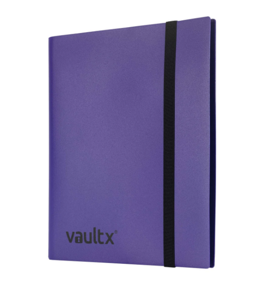 Vault X - 9 Pocket Strapped Binder - Purple