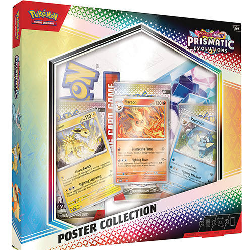 Pokemon TCG Scarlet & Violet 8.5 Prismatic Evolutions - Poster Collection