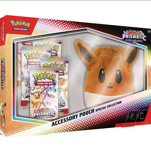 Pokemon TCG: Scarlet & Violet 8.5 – Prismatic Evolutions - Accessory Pouch Special Collection *Pre Order*