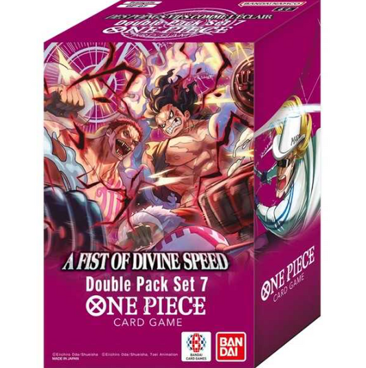 One Piece Card Game: Double Pack Set (DP-07) -  A Fist Of Divine Speed