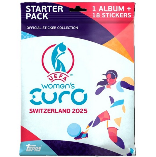 Women's Euro 2025 Official Stickers Starter Pack