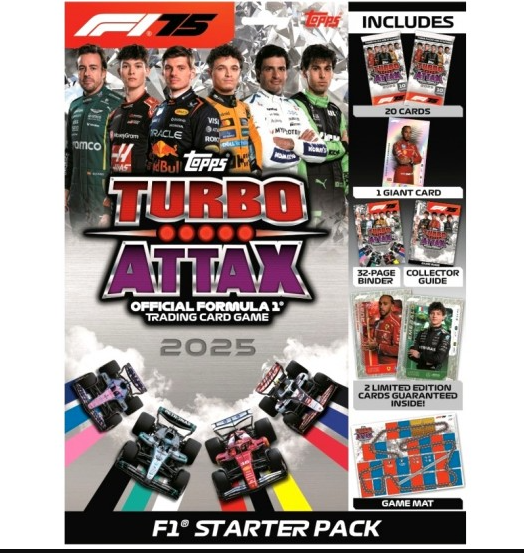 Turbo Attax 2025 Trading Card Game Starter Pack