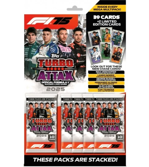 Turbo Attax 2025 Trading Card Game Multipack