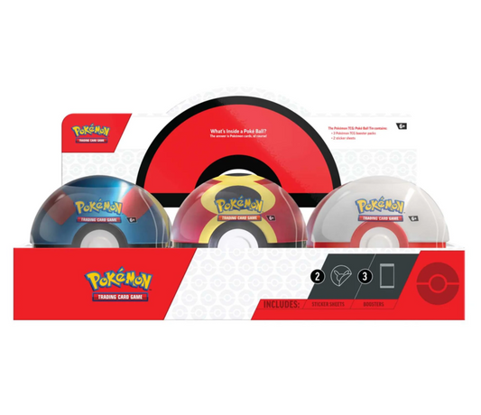 Pokemon TCG: Poke Ball Tin (2025) - One Tin At Random *Pre order* DELAYED