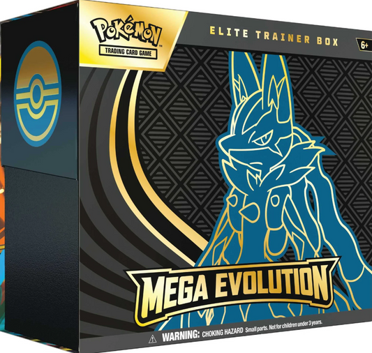Pokemon TCG: Mega Evolution - Elite Trainer Box - Lucario *Pre Order* Limit 1 Per Person
