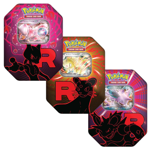 Pokémon TCG: Team Rocket Tin (Pick your tin)