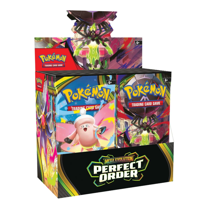 Pokémon TCG: Mega Evolution Perfect Order - Booster Box *Pre Order* Ma ...
