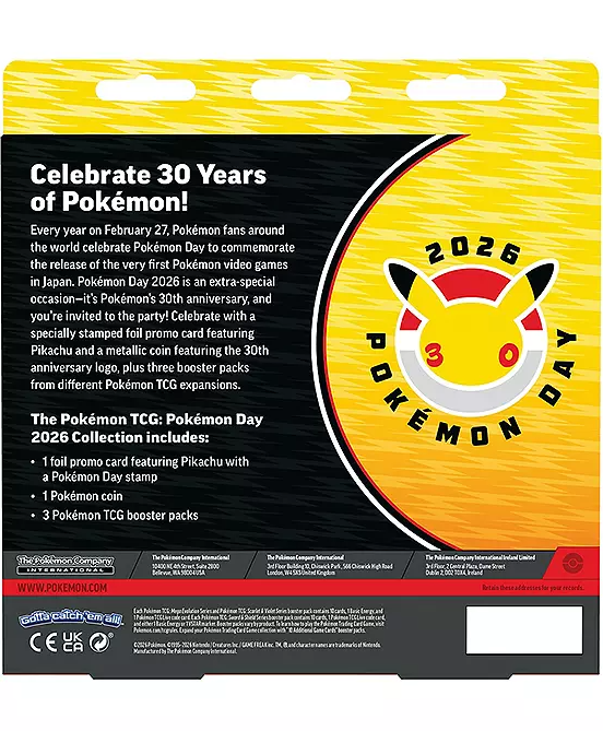 Pokemon Trading Card Game (TCG): Pokémon Day 2026 Collection