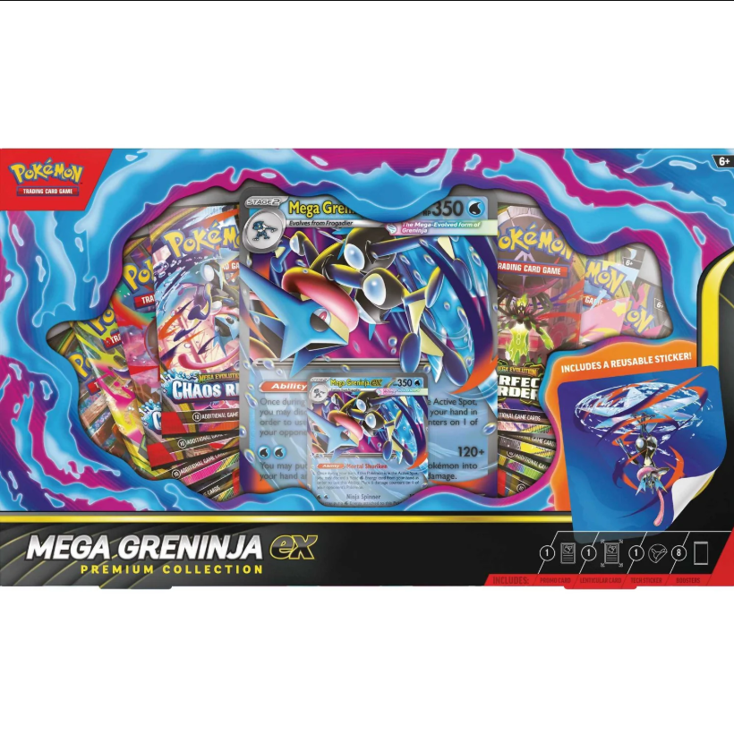 Pokémon TCG: Mega Greninja ex Premium Collection *Pre order* Max 2 Per household